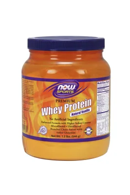 NOW Foods Premium Whey Protein (Vanilla) - 1.2 lb.