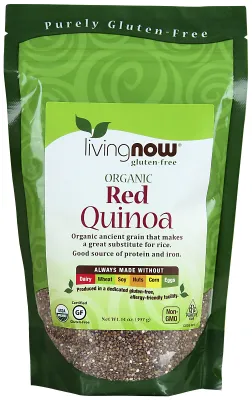 NOW Foods Red Quinoa, Organic - 14 oz.