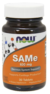 NOW Foods SAMe 100 mg - 30 Tablets