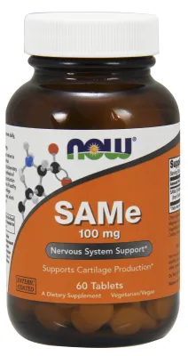 NOW Foods SAMe 100 mg - 60 Tablets