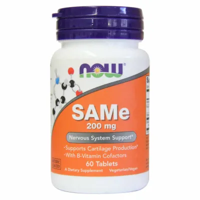 NOW Foods SAMe 200 mg - 60 Tablets