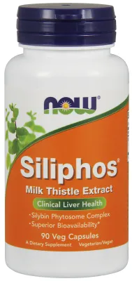 NOW Foods Siliphos® Milk Thistle Extract - 90 Veg Capsules