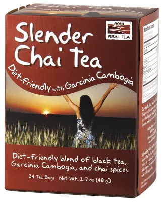NOW Foods Slender Chai Tea - 24 Tea Bags