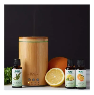 Now Foods Ultrasonic Real Bamboo Essential Oil Diffuser
