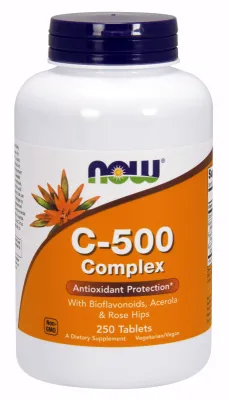 NOW Foods Vitamin C-500 Complex - 250 Tablets