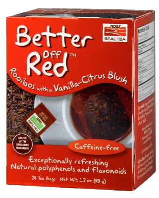 NOW Natural Foods Better Off Red Rooibos Tea - 24 Tea Bags