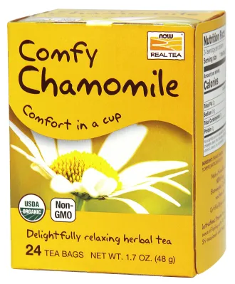 NOW Natural Foods Chamomile Tea, Organic