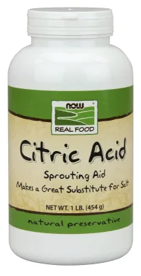 NOW Natural Foods Citric Acid - 1 lb.