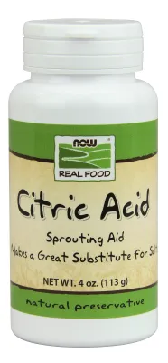 NOW Natural Foods Citric Acid - 4 oz.