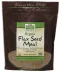 NOW Natural Foods Flax Seed Meal, Organic - 22 oz.