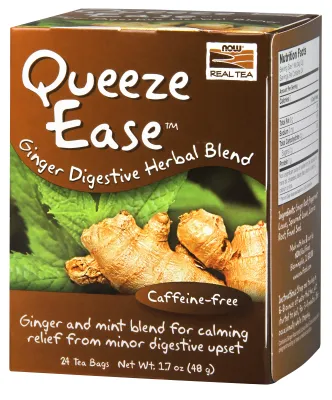 NOW Natural Foods Ginger Mint Comfort Tea - 24 Tea Bags