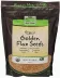 NOW Natural Foods Golden Flax Seeds, Organic - 2 lbs.