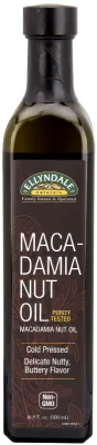NOW Natural Foods Macadamia Nut Cooking Oil in Glass Bottle - 16.9 fl. oz.