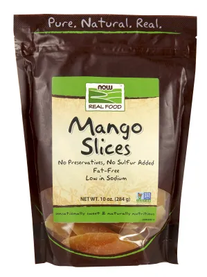 NOW Natural Foods Mango Slices- 10 oz.