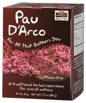 NOW Natural Foods Pau D'Arco Tea - 24 Tea Bags