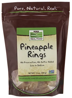 NOW Natural Foods Pineapple Rings - 12 oz.