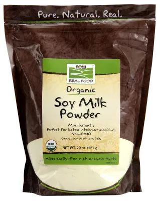 NOW Natural Foods Soy Milk Powder, Organic - 20 oz.