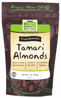 NOW Natural Foods Tamari Almonds - 7 oz.