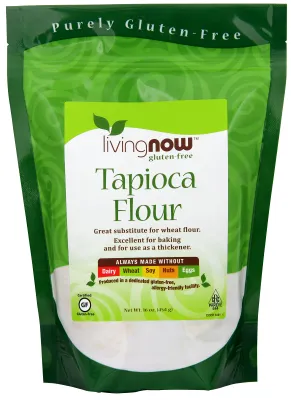 NOW Natural Foods Tapioca Flour, Organic - 16 oz.