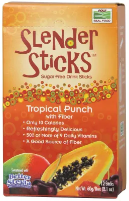 NOW Natural Foods Tropical Punch Slender Sticks - 12/Box