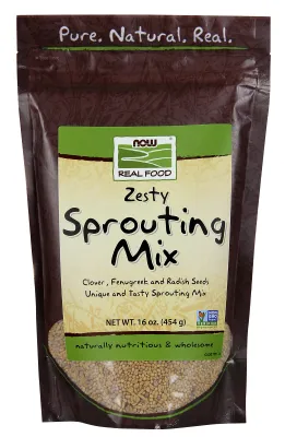 NOW Natural Foods Zesty Sprouting Mix - 16 oz.