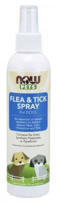 NOW Pet Health Flea & Tick Spray for Dogs - 8 fl. oz.