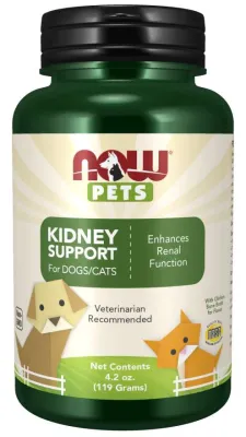 NOW Pet Health Kidney Support for Dogs & Cats Powder - 4.2 oz.