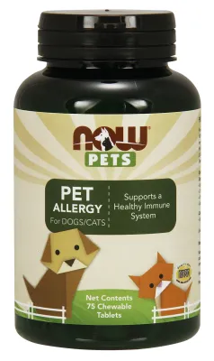 NOW Pet Health Pet Allergy Chewable Tablets