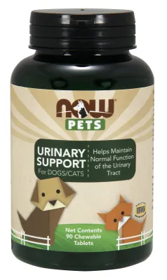 NOW Pet Health Urinary Support - 90 Chewable Tablets for Pets