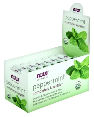 NOW Solutions Completely Kissable Peppermint Lip Balm - 32 Pack