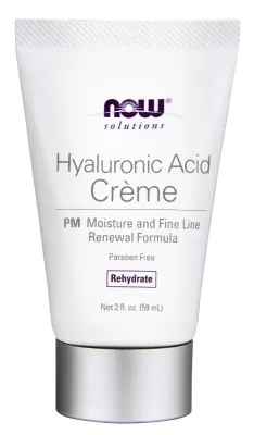 NOW Solutions Hyaluronic Acid PM Creme - 2 fl. oz.