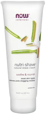 NOW Solutions Nutri-Shave Shave Cream - 8 fl. oz.