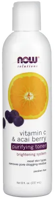 NOW Solutions Vitamin C & Acai Berry Purifying Toner - 8 fl. oz.