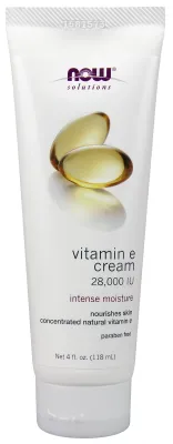 NOW Solutions Vitamin E Cream 28,000 IU - 4 oz.