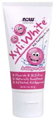 NOW Solutions Xyliwhite Bubblegum Splash Toothpaste Gel for Kids - 3 oz.