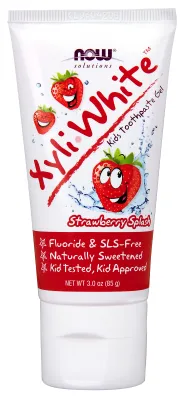 NOW Solutions Xyliwhite Strawberry Splash Toothpaste Gel for Kids - 3 oz.