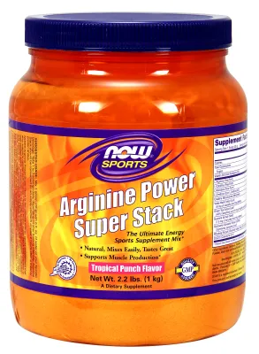 NOW Sports Arginine Stack Powder - 2.2 lbs.