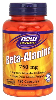 NOW Sports Beta-Alanine 750 mg - 120 Veg Capsules