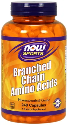 NOW Sports Branched Chain Amino Acids - 240 Veg Capsules