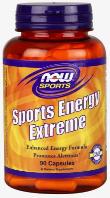 NOW Sports Energy Extreme - 90 Veg Capsules