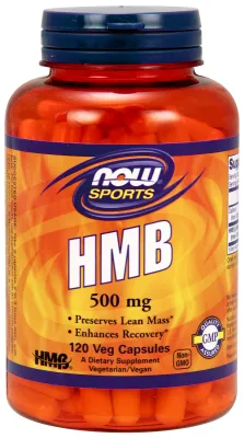 NOW Sports HMB 500 mg - 120 Veg Capsules