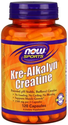 NOW Sports Kre-Alkalyn Creatine - 120 Veg Capsules