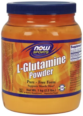 NOW Sports L-Glutamine Powder - 1 kg (35.3 oz)