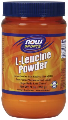NOW Sports L-Leucine Powder - 9 oz.