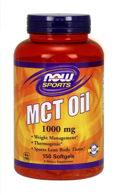 NOW Sports MCT Oil 1000 mg - 150 Softgels