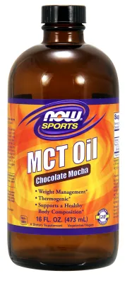 NOW Sports MCT Oil, Chocolate Mocha - 16 fl. oz.