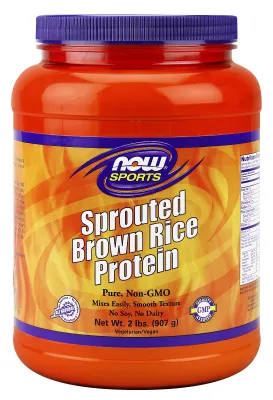 NOW Sports Sprouted Brown Rice Protein - 2 lbs.