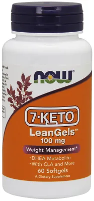 NOW Supplements 7-KETO LeanGels 100 mg - 60 Softgels