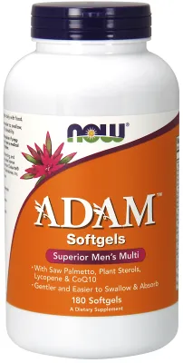 NOW Supplements Adam Men's Multiple Vitamin - 180 Softgels