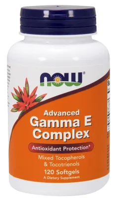 NOW Supplements Advanced Gamma E Complex - 120 Softgels